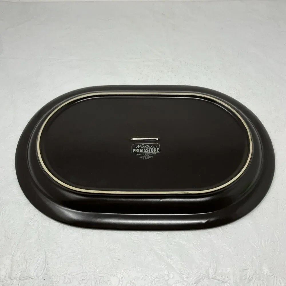 Noritake Primastone Campobello Oval Platter 14x9.5” Plate Tray Serving Stoneware